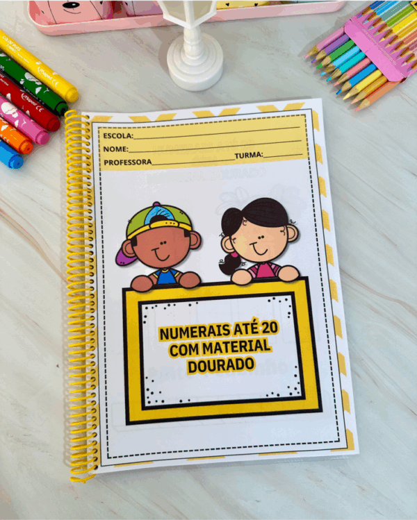 Apostila Material Dourado - Numerais de 1 a 20