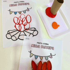 Atividade de Artes Fogueira -Festa Junina