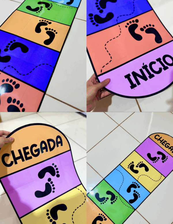 Tapete Jogo das Pegadas - Imagem 3
