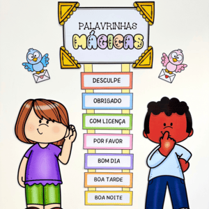 Painel Palavrinhas Mágicas