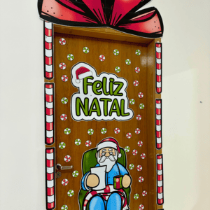 Decoração de Porta Feliz Natal