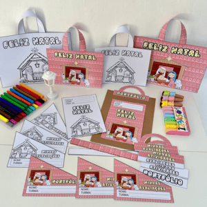 Kit Capas de Atividades tema Natal Cristão  2