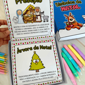 História na Caixa Símbolos de Natal