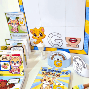 Kit História na Caixa e Cartaz Letra “G”