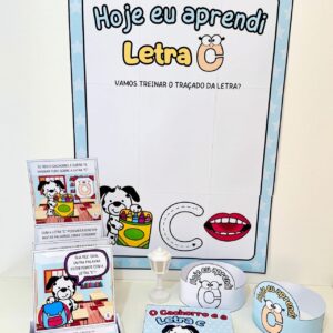Kit História e Cartaz Letra “C”
